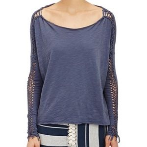 NSF Boxy Braided Crewneck Long Sleeve Size Small